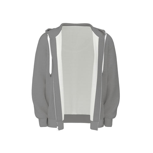 Gray Bae Zip Hooded Sweatshirt